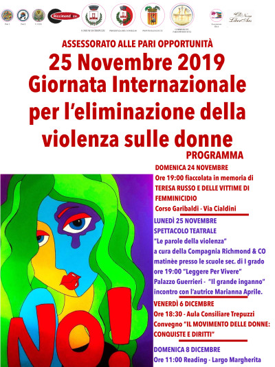 25 novembre: Giornata internazionale per l'eliminazione della violenza contro...