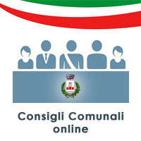Amministratori stilizzati con bandiera italiana